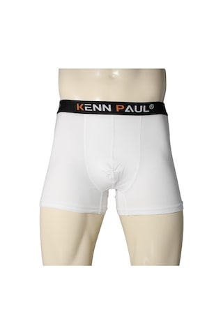 Kenn Paul Erkek Beyaz Premium Modal Boxer Yumuşak Kumaş Rahat Boxer Beyaz