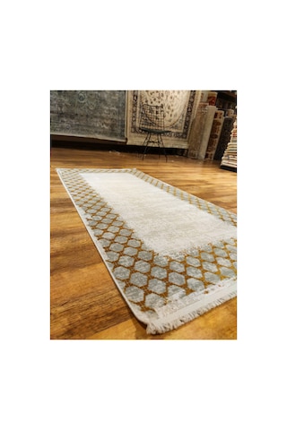Perla 15c Gri-beyaz-gold Halı Çok Renkli