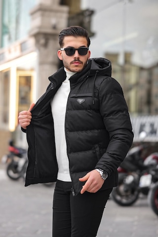 Armalı Karbon Deri Mont Kapüşonlu Pldp 2959 001