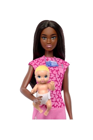 Barbie Kariyer Bebeği Bebek Doktoru Jcr73
