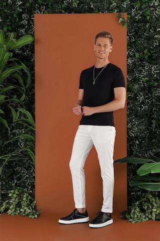 Efor P 1122 Slim Fit Ekru Spor Pantolon Ekru