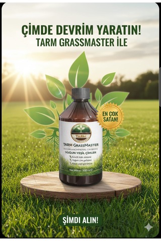 Grassmaster Sıvı Organomineral Çim Besini 500 Ml 500 CC