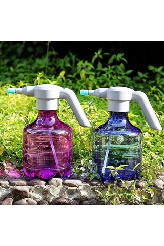 Tongxida 3l Ev Tipi Bahçe Elektrikli Sulama Kovası Spreyi, Mavi + Genişletilebilir Nozul
