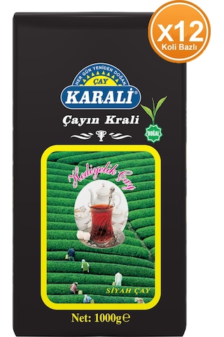 Karali Hediyelik Dökme Çay 12 x 1 KG