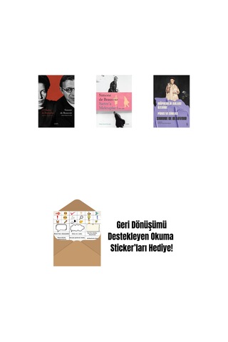J. P. Sartre İle Söyleşiler + Sartre A Mektuplar 1: 1930-1939 + Konuk Kız + Okuma Sticker'ları