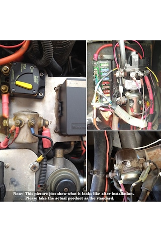Geeroyoo Yüksek Kaliteli 12 Volt 4 Uçlu Solenoid Röle Anahtarı, Golf Arabaları Ve Endüstriyel Uygulamalar İçin