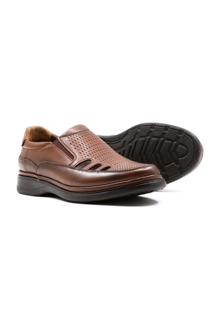 Fast Step Hakiki Deri Ortopedik Erkek Casual Ayakkabı 662ma118kt Taba