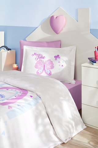 Özdilek Magical Time Tek Kişilik Lastikli Fitted Çarşaf Nevresim Takımı Lila