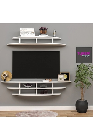 Lale Tv Ünitesi Mdf Siyah