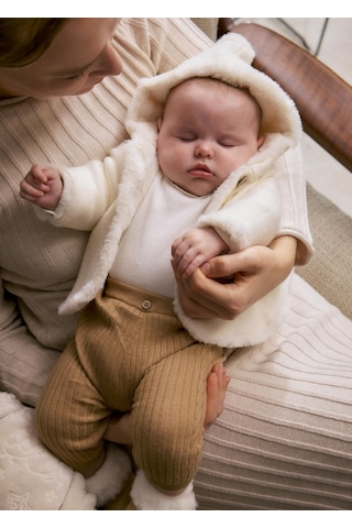 Mayoral Newborn Kız Bebek Triko Tayt Kahverengi