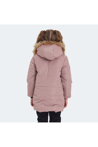 Slazenger CAMELIA Çocuk Kapüşonlu Pudra Mont & Kaban