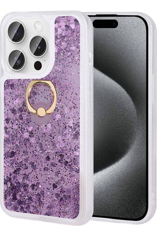 Apple Uyumlu iPhone 15 Pro Max Csk Zore Milce Kılıf-mor
