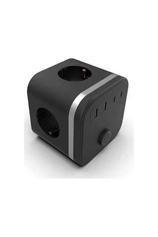 Termal Akım Korumalı Isıya Dalı 3 Lü Duvar Tipi Priz 2x Usb 2x Typce 3680 W