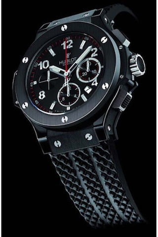 Hublot Big Bang Siyah Tırtıklı Silikon Kordon Aparat Dahil Diğer