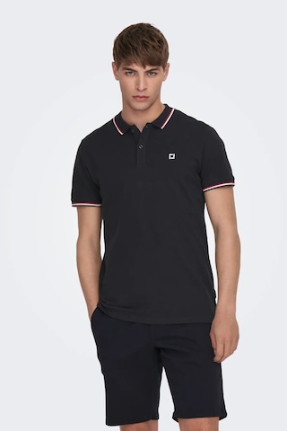 Only & Sons Erkek Onsfletcher Polo Yaka %100 Pamuk T-shirt 22024827 Lacivert Lacivert