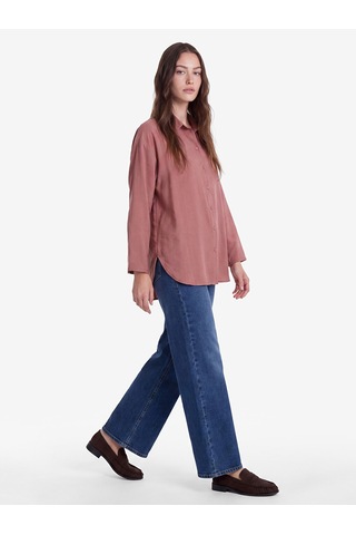 Lcw Modest Pembe Modal Karışımlı Kadın Gömlek Tunik