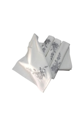 Bulteks Simli Nakışlı Kadife Desen 5 Havlu 30x50 4 Renk