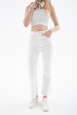 Fashion Friends Bayan Pantolon 25y0294k1 Beyaz Beyaz