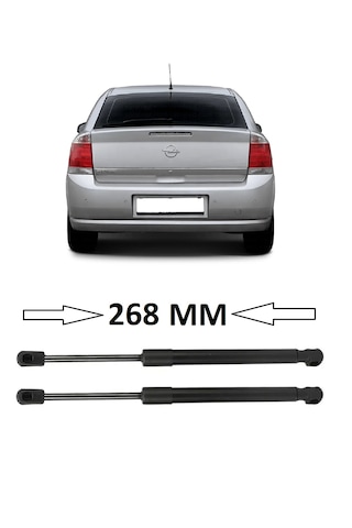 Opel Vectra C 2002-2008 Uyumlu Sağ + Sol Takım Bagaj Amortisörü Piston 2 Adet 268mm 9177081 176607 Bagaj Amortisörü