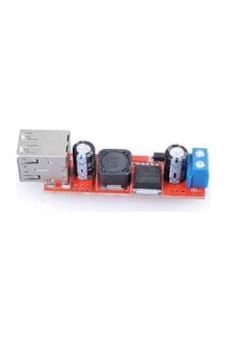 Gözeler Çift Usb Çıkışlı 9v / 12v / 24v / 36v - 5v Dönüştürücü Dc 3a