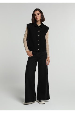 Colin's Colins Regular Fit Kadın Black Black Denim Yelek Cl1082775 Q1.v1 Dn45190