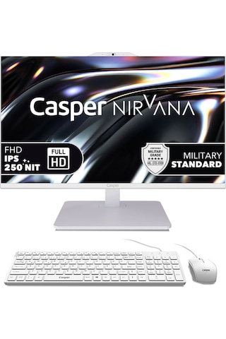Casper Nirvana A80.1342-8U00X-V-B i5-13420H 8 GB 250 GB NVMe SSD Dos AIO Masaüstü Bilgisayar