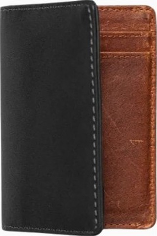 Ryoko Joplin Rfıd Korumalı Deri Unisex Kartlık Kahverengi 1