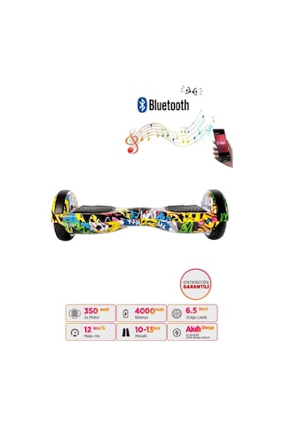 Citymate Elektrikli Kaykay Hoverboard Akıllı Denge 6.5 Inch + Hoverkart + Çanta Extrem Paket D01