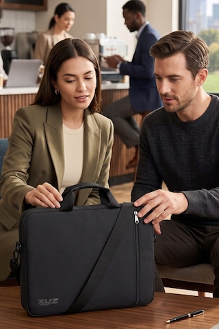Classone Xyz-t24 15.6 Inch Apple MacBook Uyumlu Laptop Notebook Çantası + Zolx Çok Fonksiyonlu Ekran Temizleme Seti Siyah