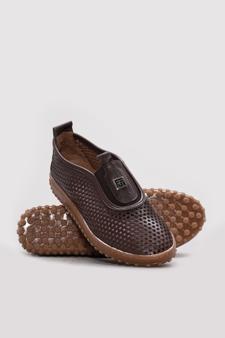 Fast Step Hakiki Deri Kadın Casual Ayakkabı 240za2107 Kahve