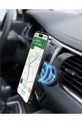 Hepsi Manyetik Araç Telefon Tutucu 360 Derece Döner Güçlü Mıknatıslı Stand Najmaddin Çok Renkli