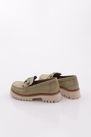 Mamma Mia Mammamia D24ya-3165 Kadın Deri Loafer Ayakkabı Elma Yeşili Pen-scorpıon