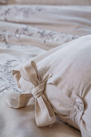 Ecocotton Libera Krem/bej Çift Kişilik %100 Organik Pamuk Nevresim Takımı Krem - Bej