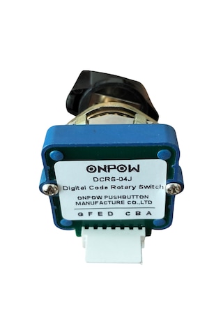 04j Cnc Rotary Switch Cnc Makinaları Çoklu Pozisyon Döner Anahtar