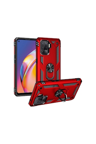 Oppo Reno 5 Lite Kilif Zirhli Standli Miknatisli Tank Kapak 463554235
