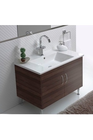 Turkuaz Seramik Arte Etajerli 75x45 cm Lavabo