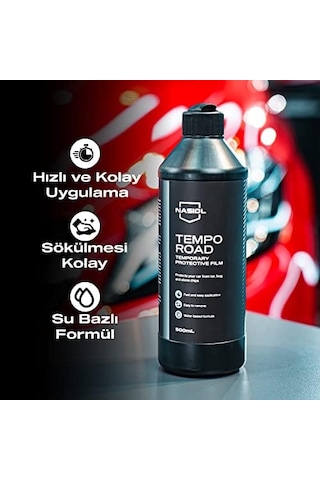 Temporoad Geçici Araç Ve Boya Koruyucu Film-500 Ml-boya Koruma Filmi, Leke Önleme, Detailing, Off-road Araç Yüzeyi Koruyucu, Su Bazlı Leke Tutmaz Film