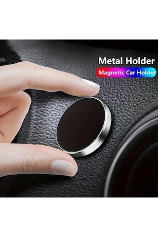 Trendooze Mini Manyetik Tutucu Yuvarlak Çok Amaçlı Telefon Braketi Mavi 2 Metal Plaka Li Turcoshop11 Stabil