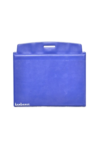 Kartonlu Kanban Cebi - 225x165 Mm - Sert Dayanıklı Mavi