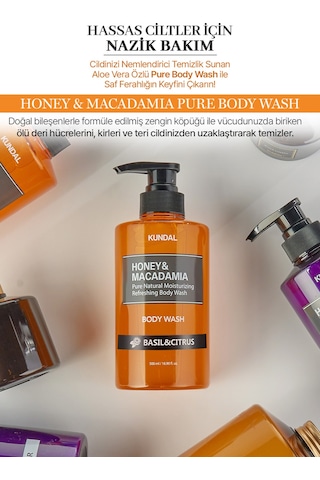 Kundal Basil & Citrus Pure Body Wash 500 ML