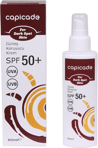 Capicade Lekeli Ciltler Güneş Kremi SPF50+ 100 ML