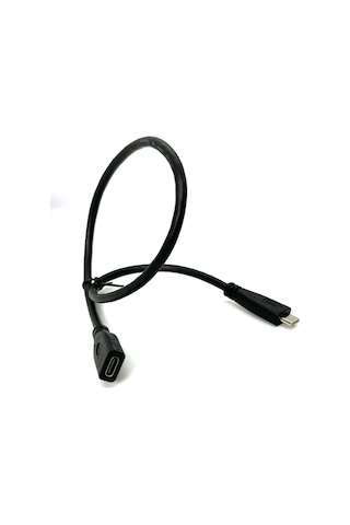 50cm Type C Uzatma Kablosu 0.5m Dişi Erkek Usb Type C Extension