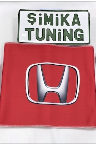 Honda Kırmızı Otomobil Torpido Havlusu Araç Göğüs Halısı Üniversal Yıkanabilir 1.kalite Kalın Kumaş