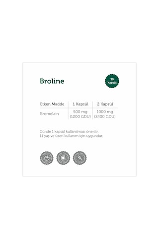 Hepaline 30 Tablet Ve Broline 30 Kapsül