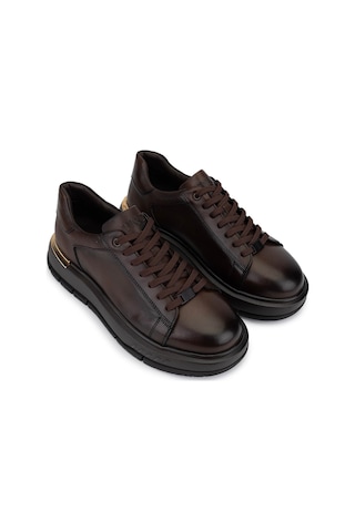 Tamer Tanca Erkek Hakiki Deri Kahverengi Sneakers & Spor Ayakkabı 298 3212-2605 Erk Ayk Sk25-26 Kahve Kahverengi