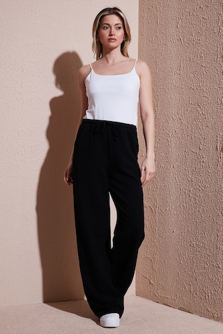 Fashion Friends Bayan Pantolon 25y0249k1 Siyah Siyah