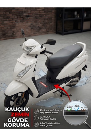 Beylini Tvs Jupiter Uyumlu Kauçuk Paspas Kaymaz Taban Su Geçirmez Kolay Temizleme Yeni Nesil Tüm Modeller