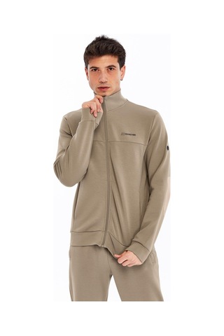 Arma Erkek Slim Fit Örme Interlok Basic Tam Fermuar Dik Yaka Sweatshirt %80 Pamuk %14 Polyester %6 Elastan K30324989902 Gri - Füme