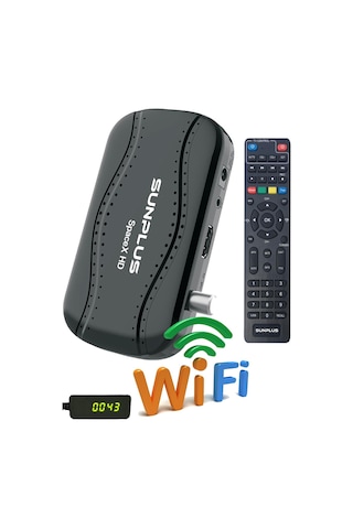 Sunplus Spacex Çanaklı Çanaksız HD Uydu Alıcısı