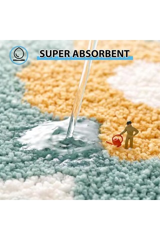Fosenze Yumuşak Yün Benzeri Banyo Halısı - 40x60 Cm, Yüksek Emici, Kaymazsız, Makine Yıkabilir Banyo, Küvet Ve Duş Üstü Kullanıma Uygun Diğer